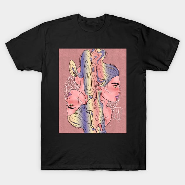 The Twins- V2 T-Shirt by NedzelskiDesigns